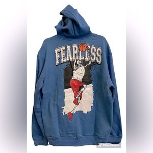 NWT Chemistry Fearless Basketball Blue Hoodie Sweatshirt Size M